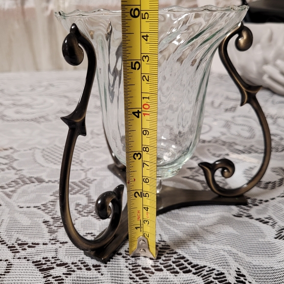 Glass candle holder - Picture 7 of 7